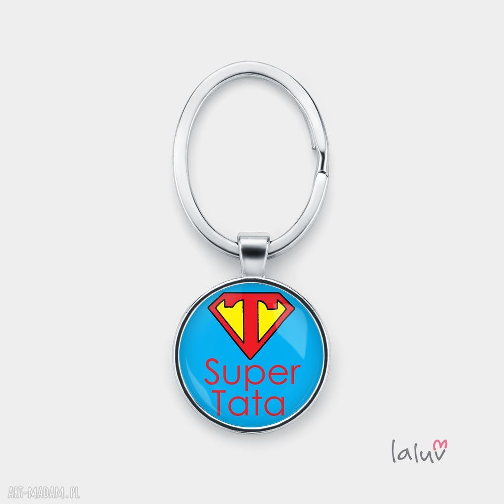 Brelok do kluczy Super Tata - prezent na Dzień Ojca | art-Madam.pl