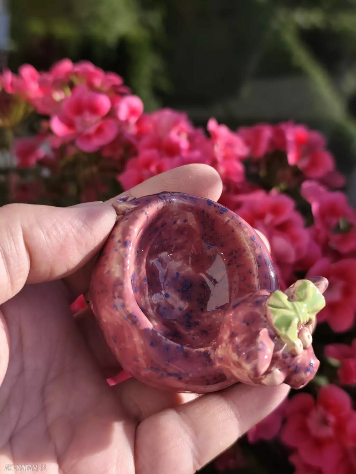 Ceramiczna świnka na biżuterię - urocza miseczka handmade
