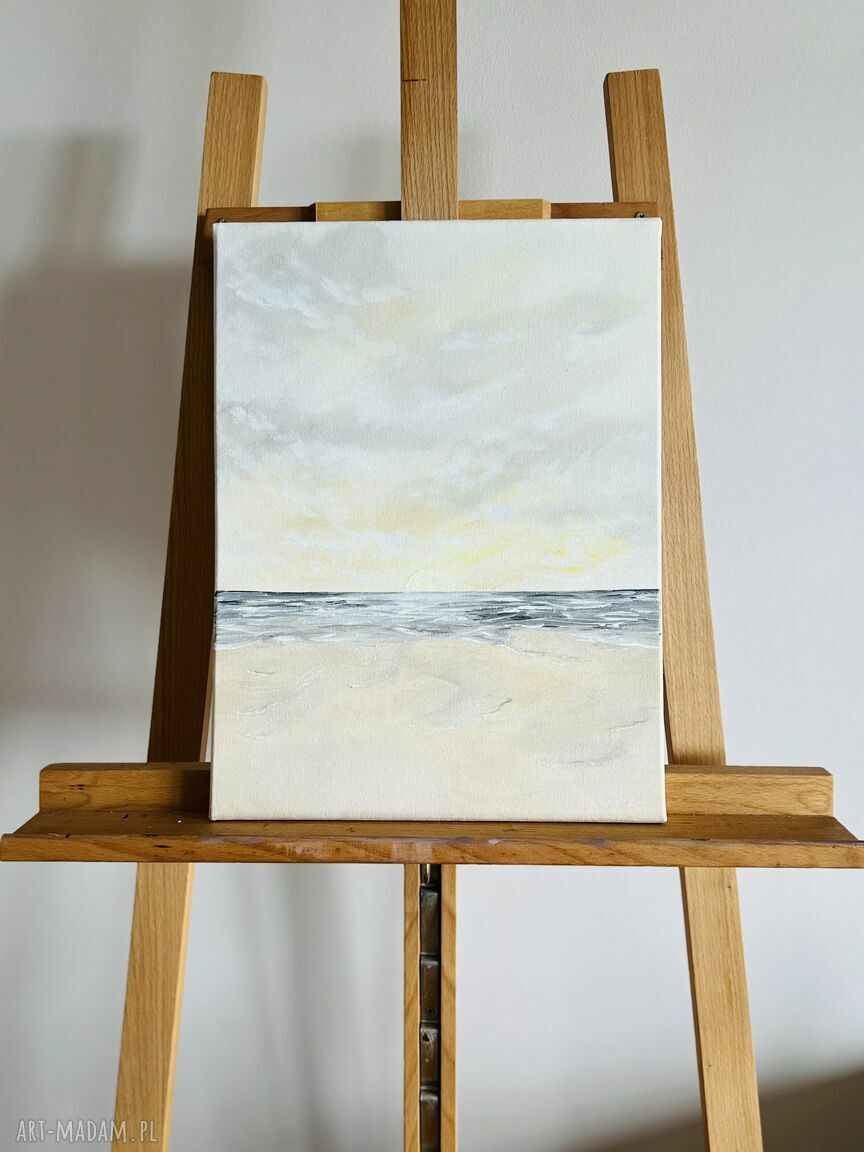 Świt - obraz morze z wschodem słońca (30x40 cm)