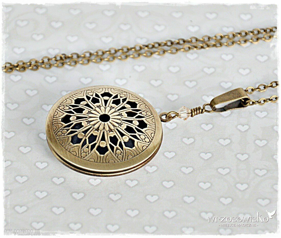 Sekretnik ze Swarovskim hand made