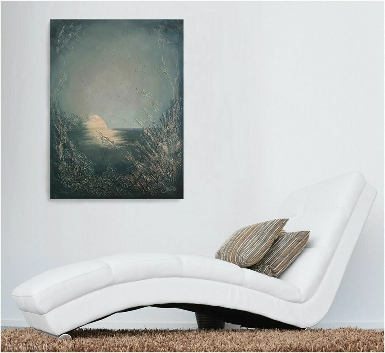 Symfonia zachodzącego słońca - obraz olejny 60 x 80 cm