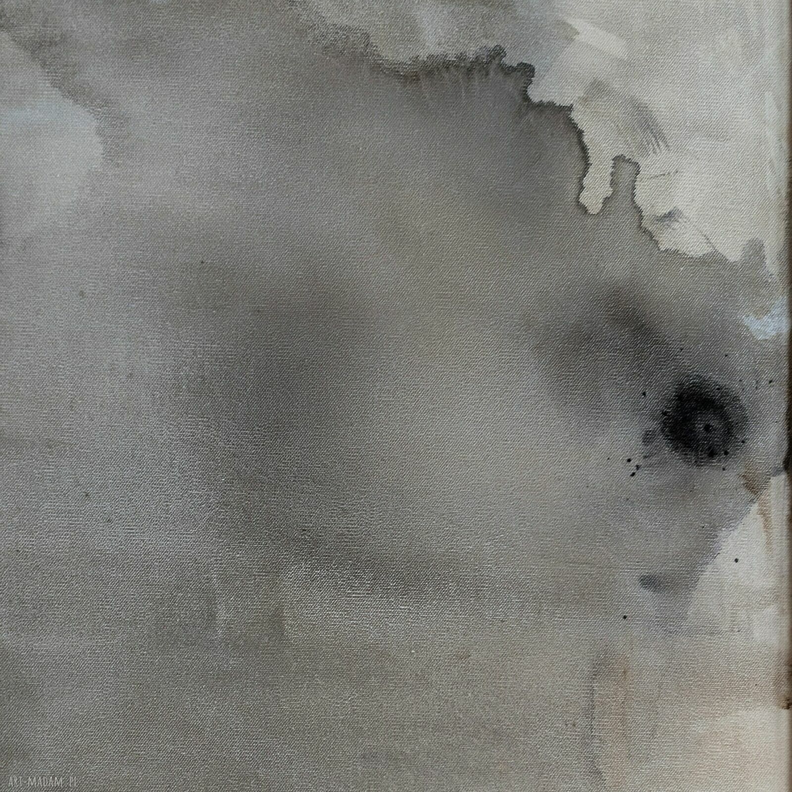 Obraz Synergia 2 - abstrakcja akrylowa w ramie z dębu (80x60 cm)
