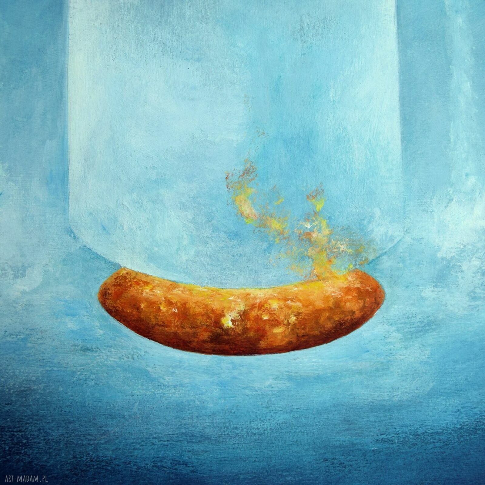 Synod - oryginalny obraz ręcznie malowany surrealizm (50x70 cm)