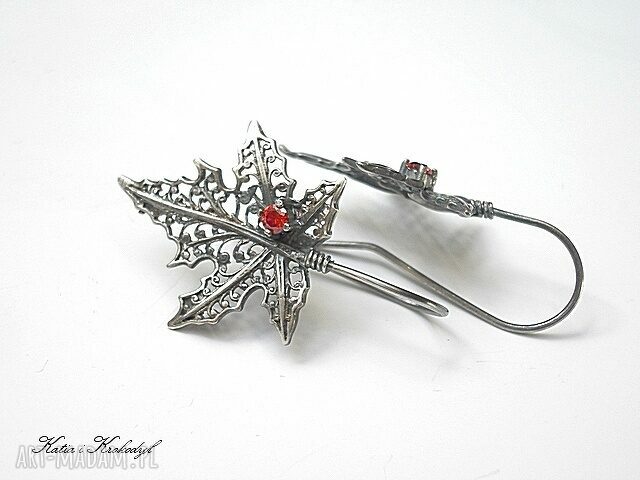 kolczyki: Syrop klonowy kolczyki Hand Made