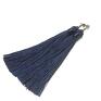 handmade kolczyki chwosty maxi boho /navy/ vol. 3 -