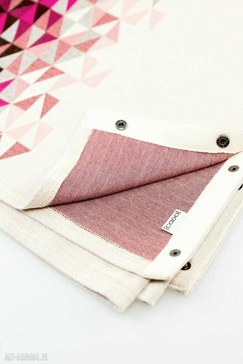 Szal Etola Otulacz Pareo Kamizelka PINK TRIANGLE