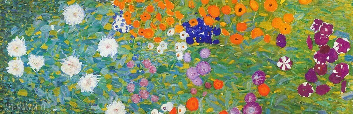 Szal Gustav Klimt z kwiatowym motywem - elegancki prezent vintage dla kobiety