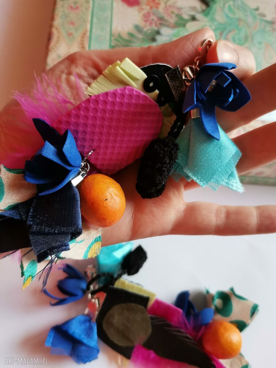Klipsy Szalenstwo Lekkie Box X1 - boho folk frędzle