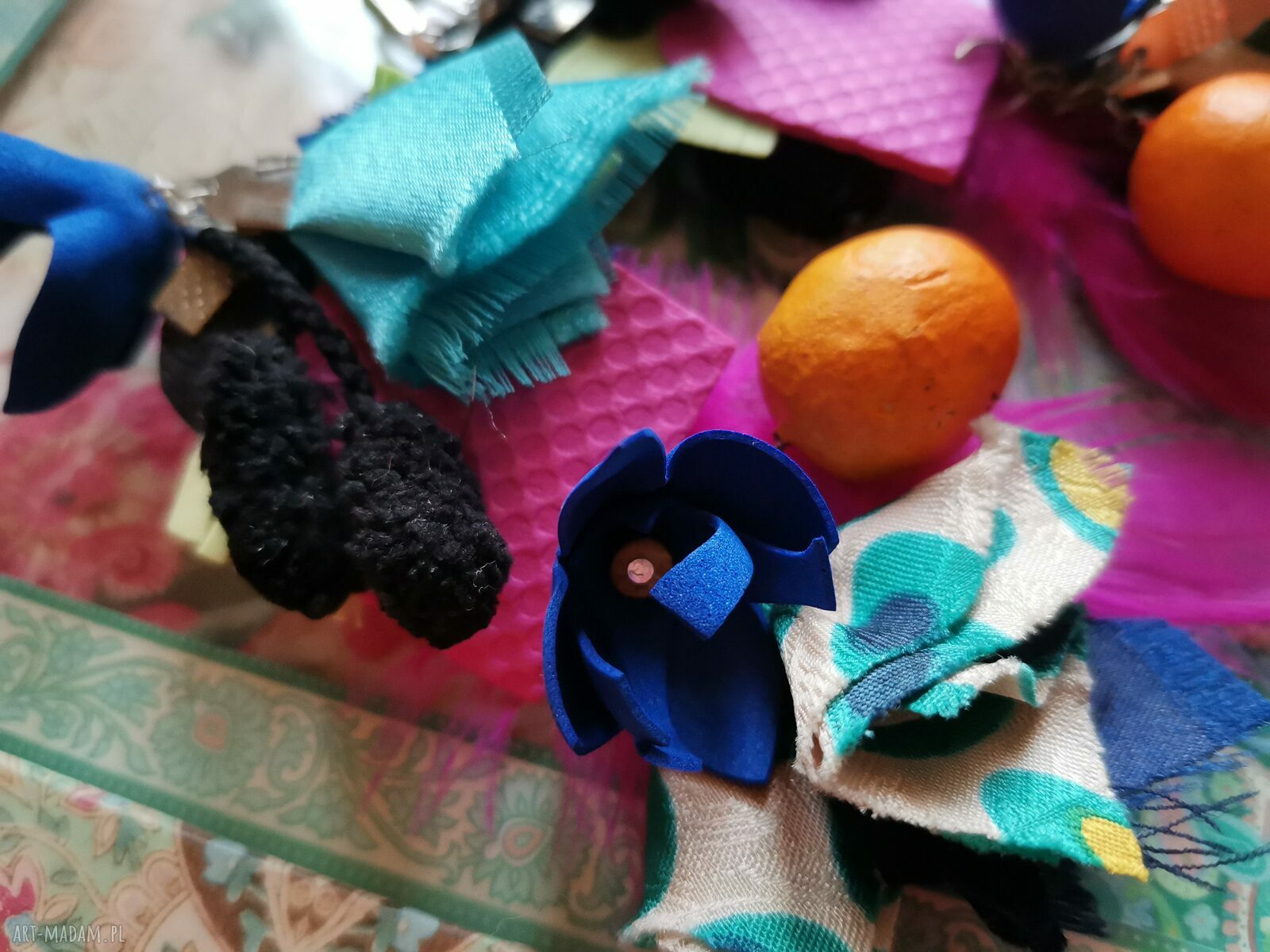 Klipsy Szalenstwo Lekkie Box X1 - boho folk frędzle