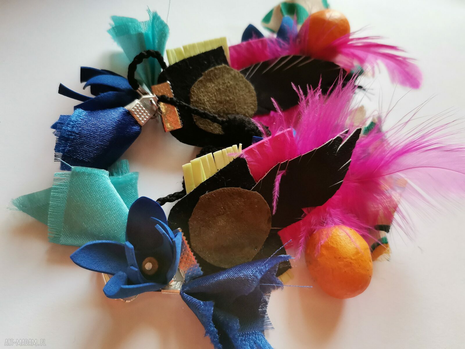 Klipsy Szalenstwo Lekkie Box X1 - boho folk frędzle