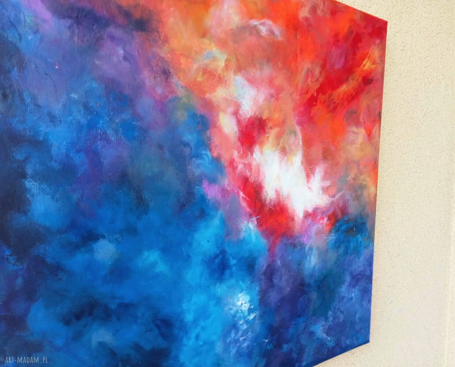 Szanowni Państwo - obraz mgławicy akrylowy 50x40 cm do powieszenia