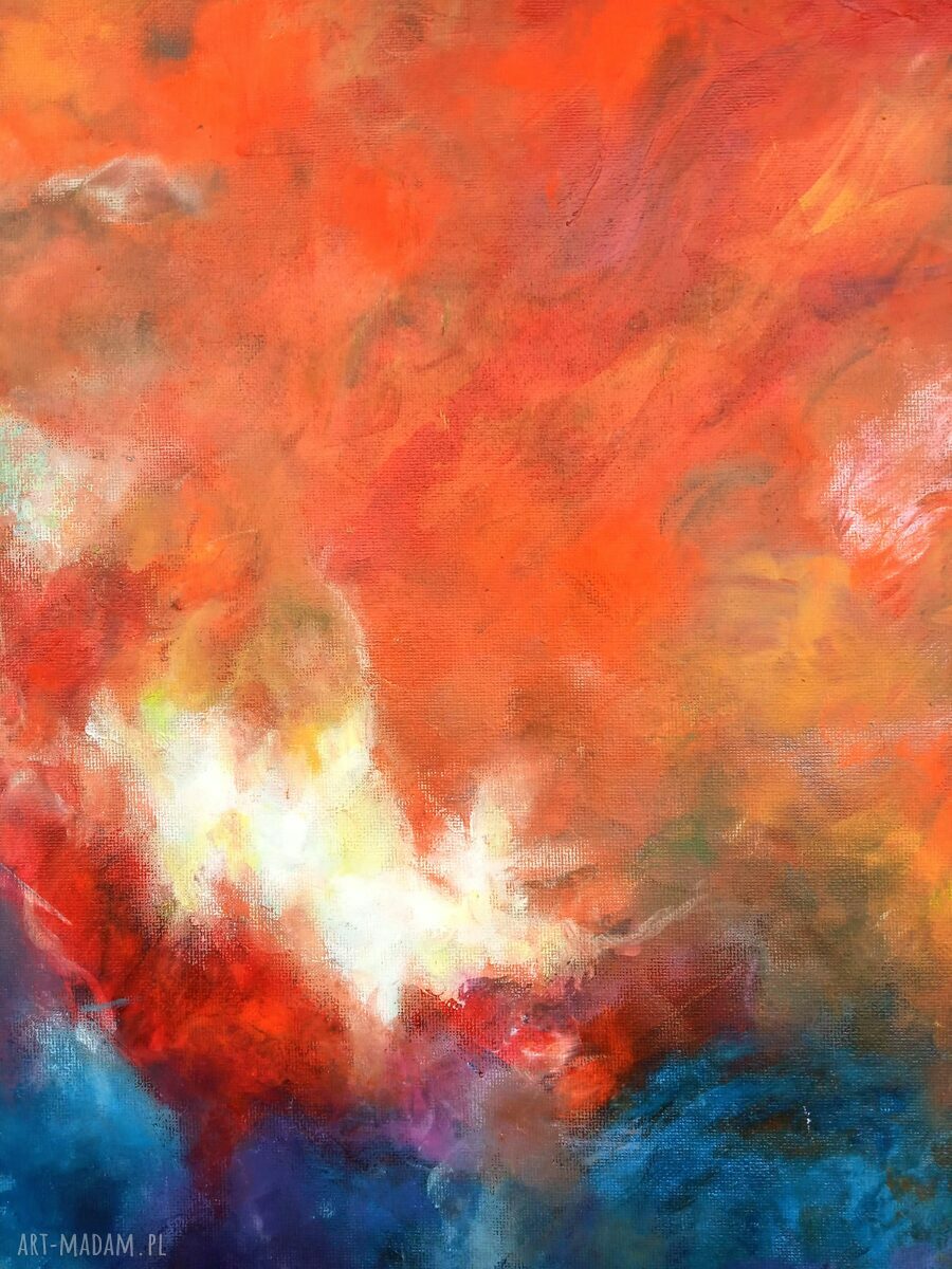 Szanowni Państwo - obraz mgławicy akrylowy 50x40 cm do powieszenia