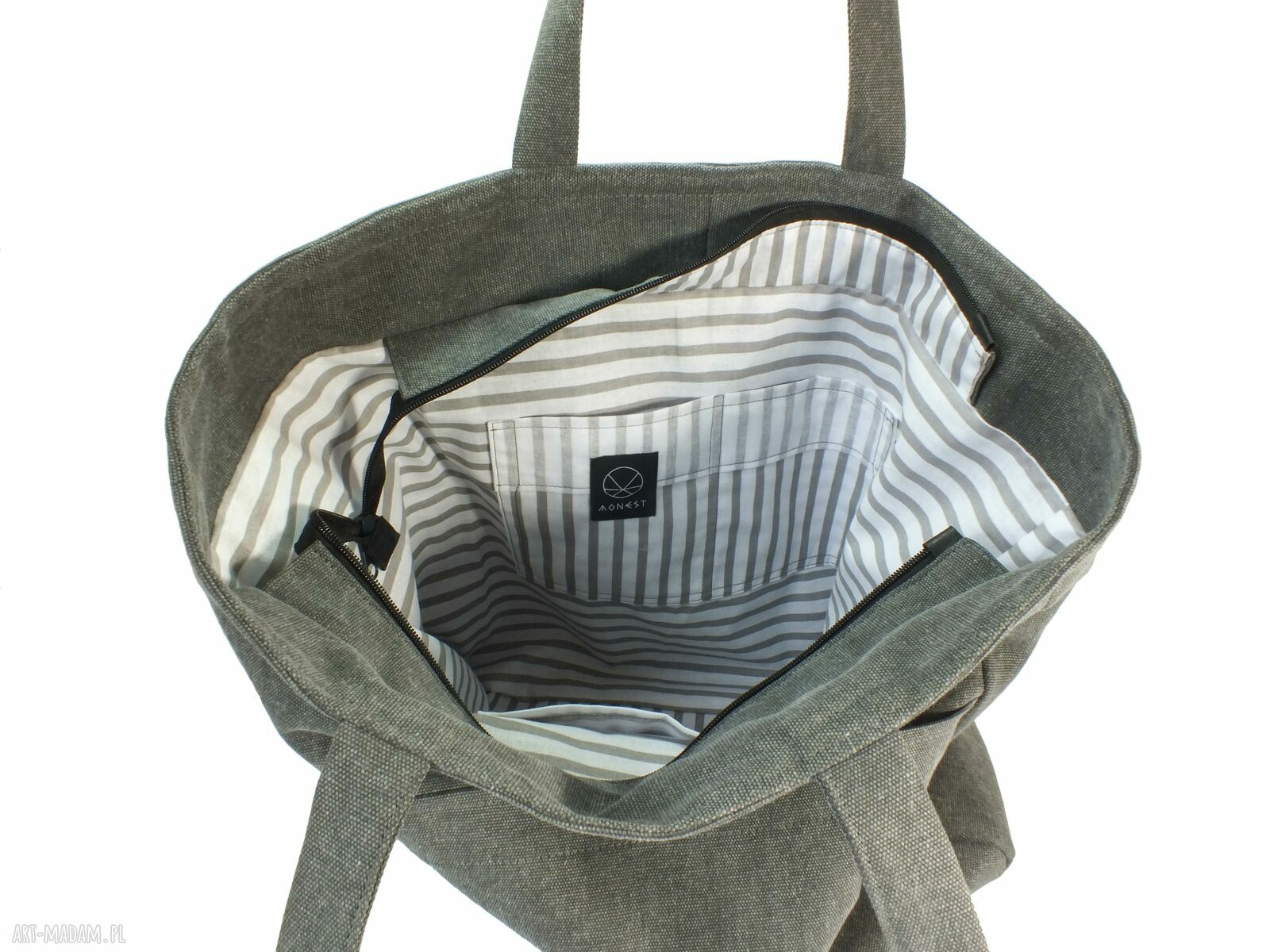 Szara torba Slow Melange