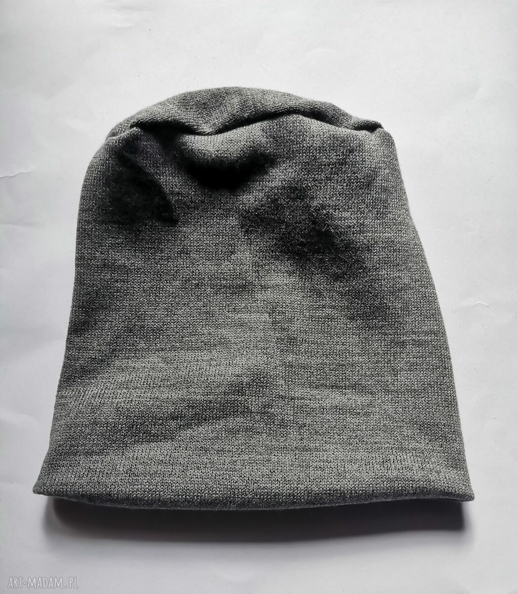 Czapka Szaraa Smerfetka Unisex One Size na podszewce