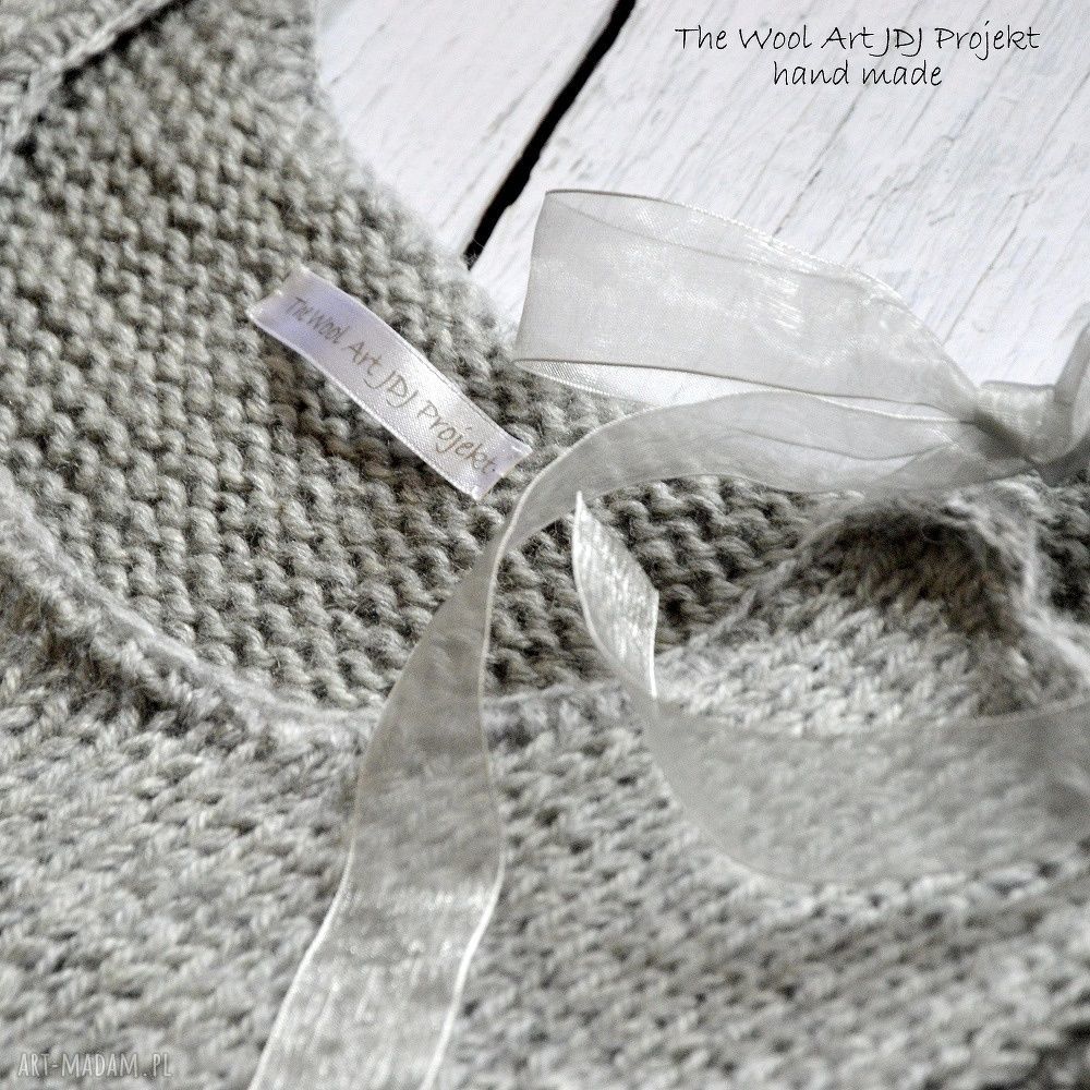 swetry: szary sweterek HandMade
