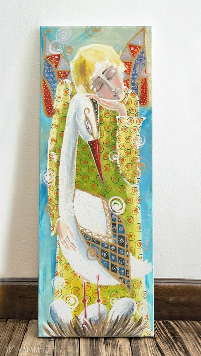 Szczęście czekania - obraz giclee na płótnie Canvas