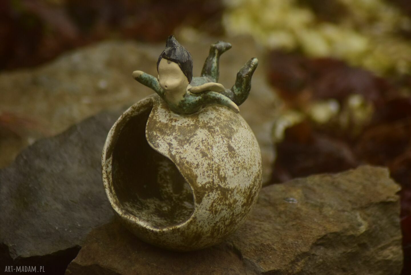 Szkatułka na biżuterię i drobiazgi - ceramika handmade
