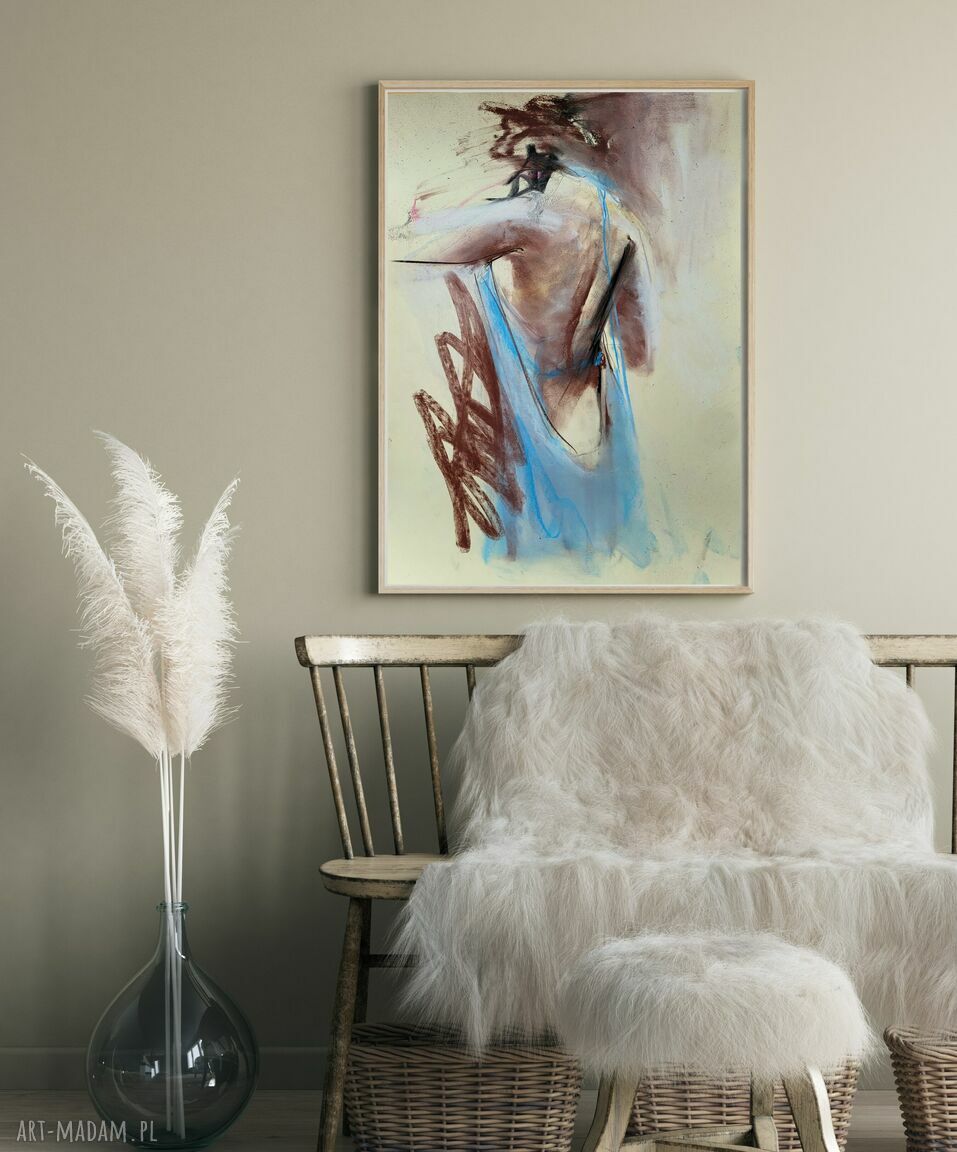 Szkic Kobiety 50x70 - grafika kobieca
