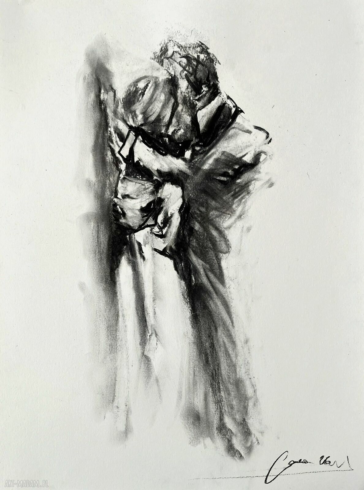 Szkic Pary 35x46 cm - obraz nad łóżko