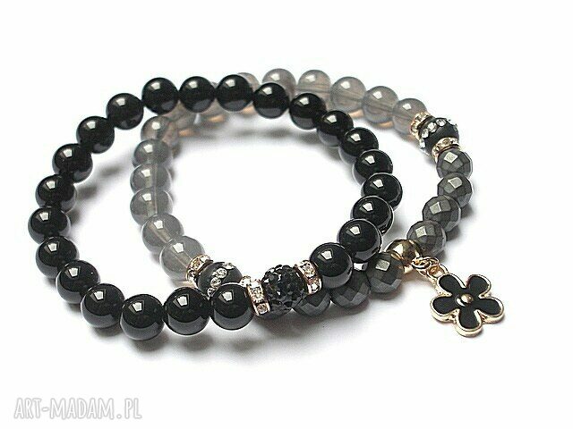 BLACK AND GREY /10 2014/ DUO hand made