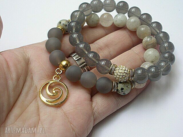 GREY AND ECRU /08 2014/ DUO Handmade