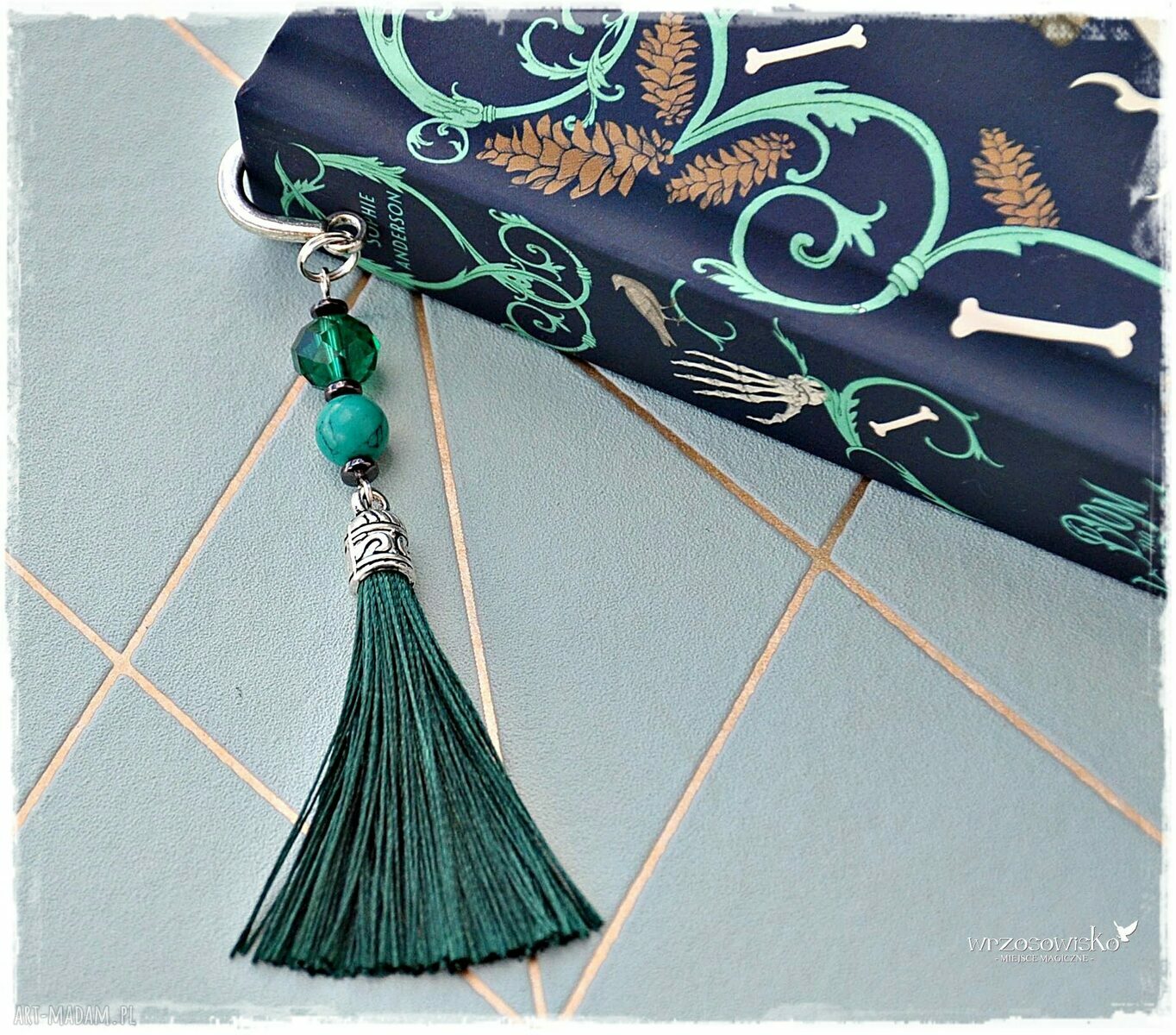 Oryginalna zakładka z chwostem Hand Made