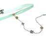 niesztampowe naszyjniki stal alloys collection - choker - mint