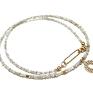 naszyjniki choker diamenty light grey