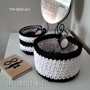 sznurkowe koszyki komplet the wool art