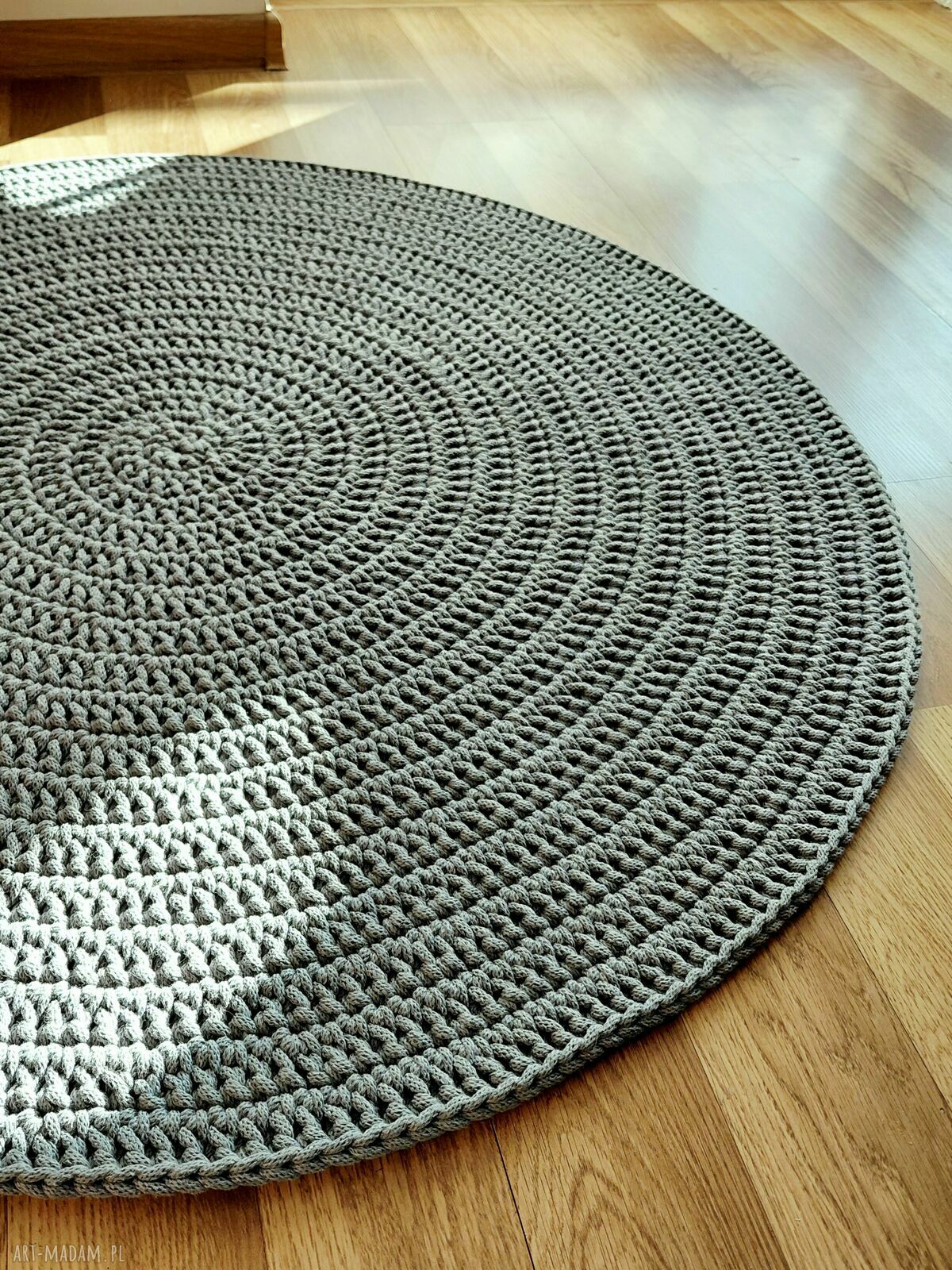 Pokoik dziecka - sznurkowy dywanik 95 cm ze sznurka