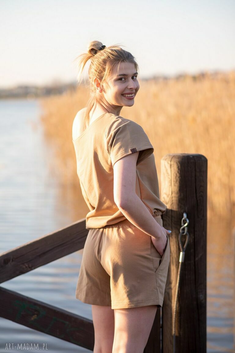 sportowe: Szorty dresowe Carmel Hand Made