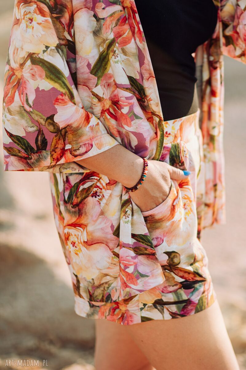 ubrania: Komplet letni piwonie 1 HandMade