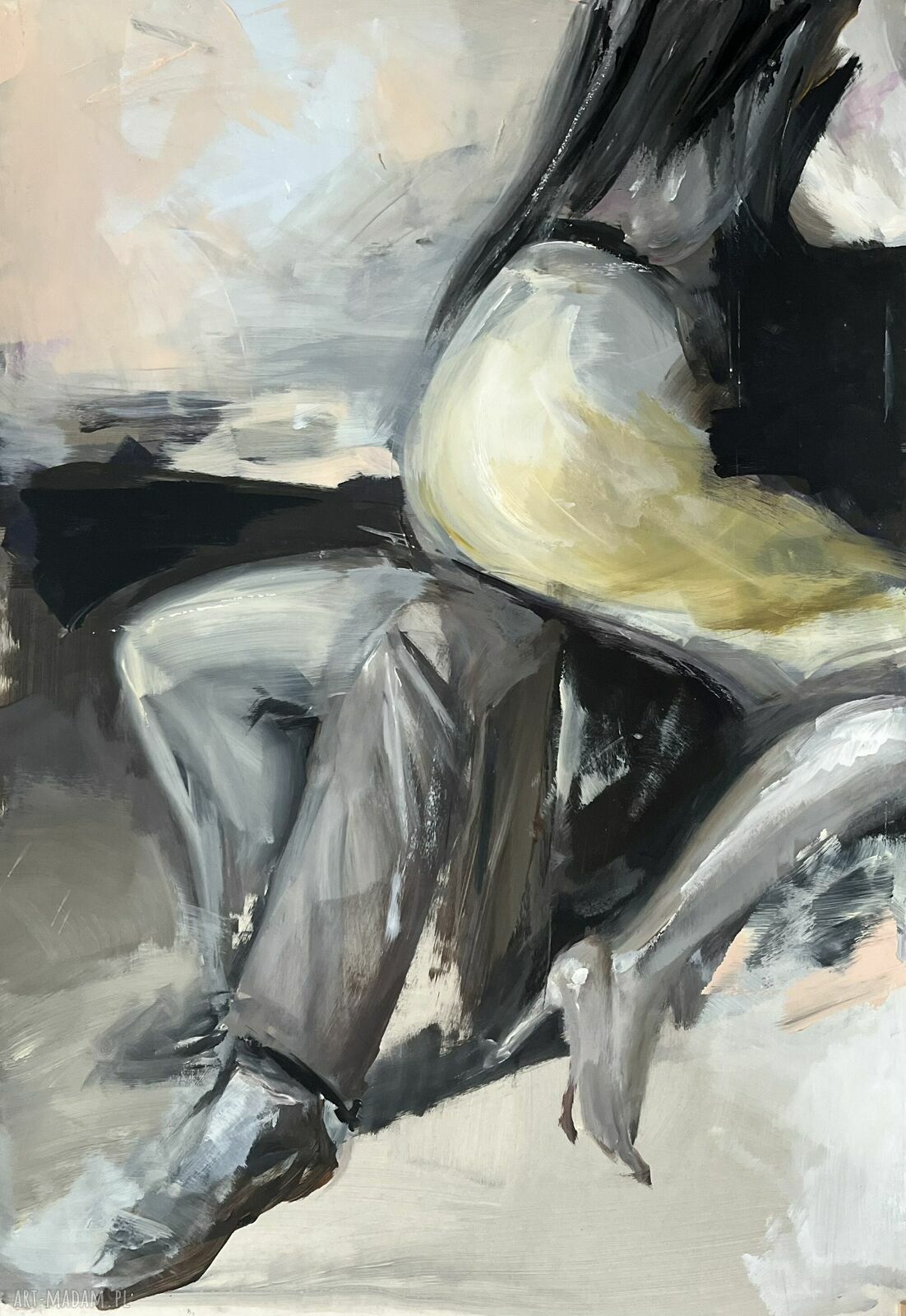 Szpilki - obraz 100x70 cm akryl na papierze