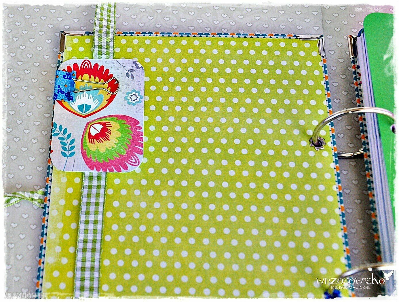 Przepiśnik z przekładkami HandMade