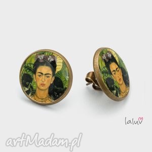 laluv kolczyki sztyfty frida kahlo