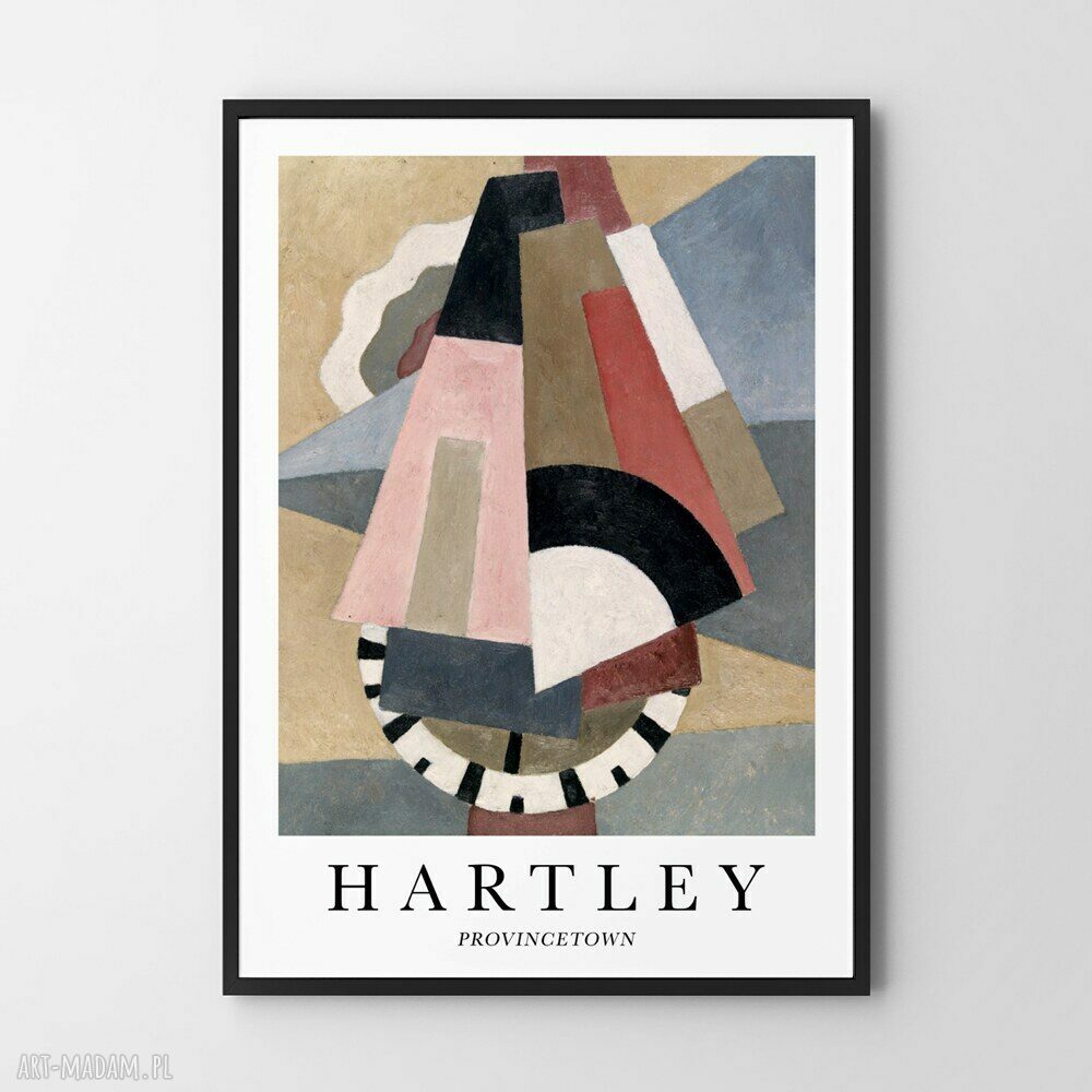 Kolorowy plakat Hartley Provincetown w formacie 40x50 cm