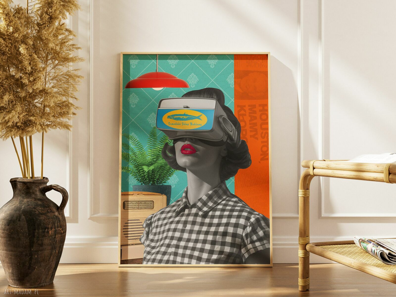 Plakat Szwedzki Sklep Meblowy (50x70 cm)