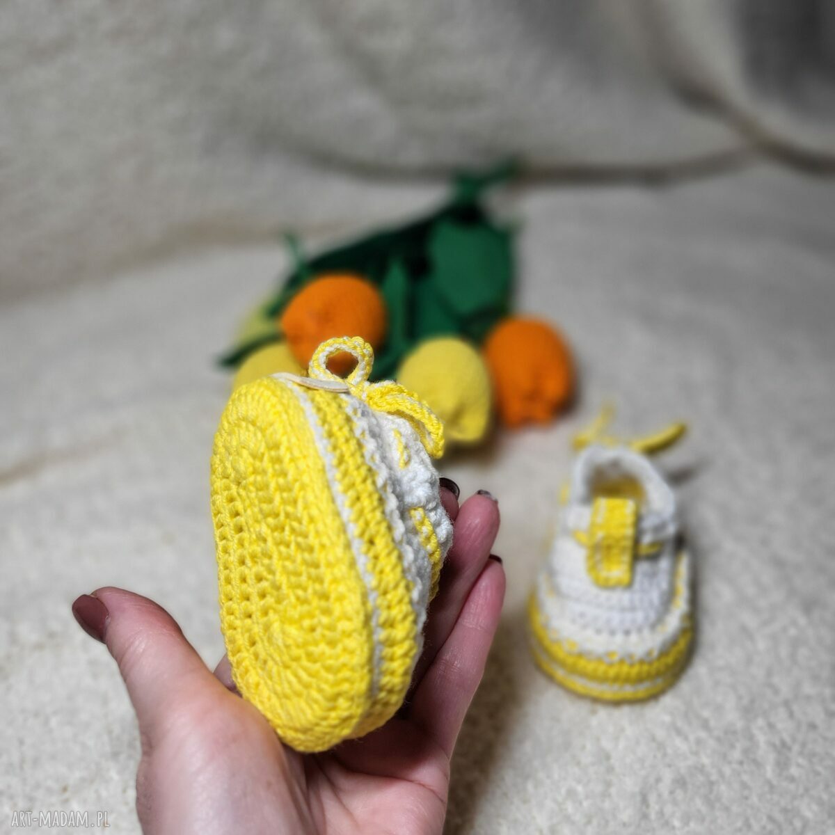 Szydełkowe i dzianinowe buciki-niechódki dla niemowlaka | Hug Me Collection