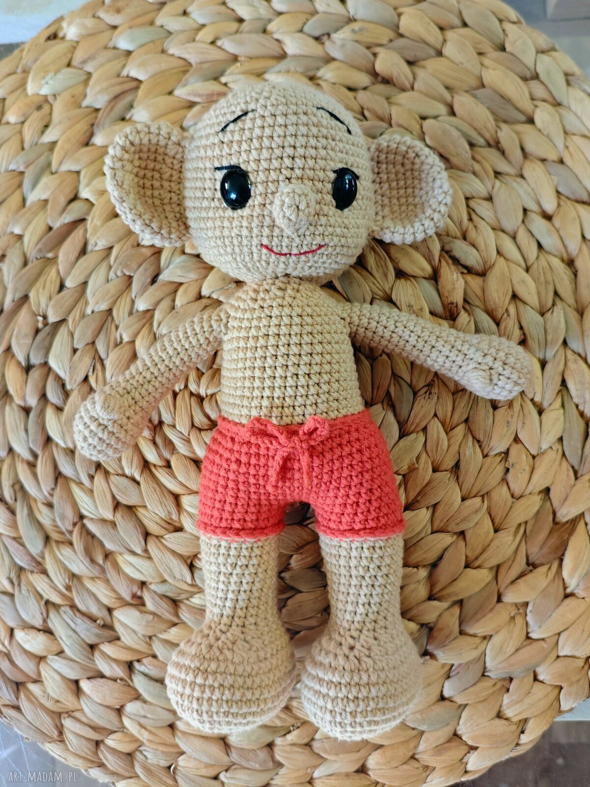 maskotki: Szydełkowy Plastuś Ręcznie zrobione