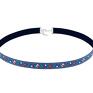 modne naszyjniki dwustronny choker w kwiatki - folk