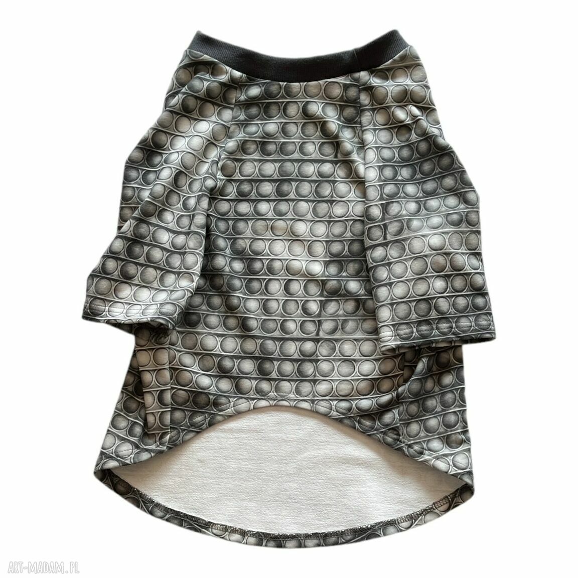 Szara bluza dla psa XXL typu t-shirt - Psia Szafa