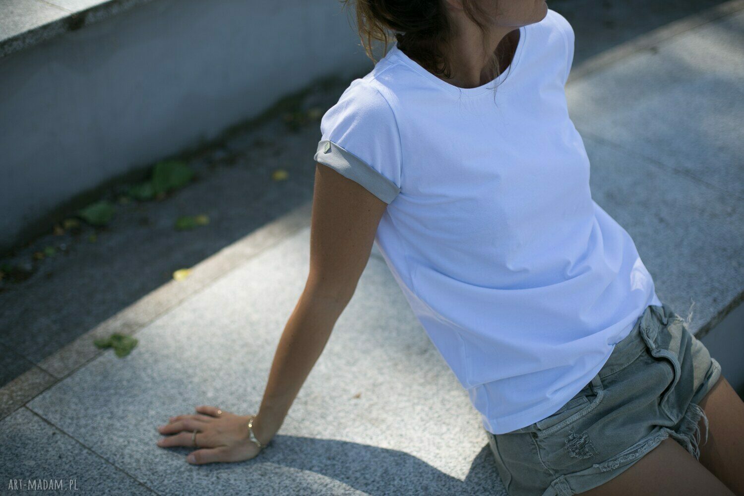 T-shirt - Koszulka Latte Sleeves, rozmiar L