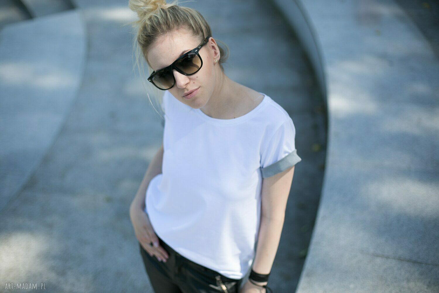 T-shirt - Koszulka Grey Sleeves, rozmiar M