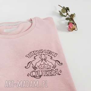 t-shirt unicorn queen - różowa, jednorożec koszulka, t shirt