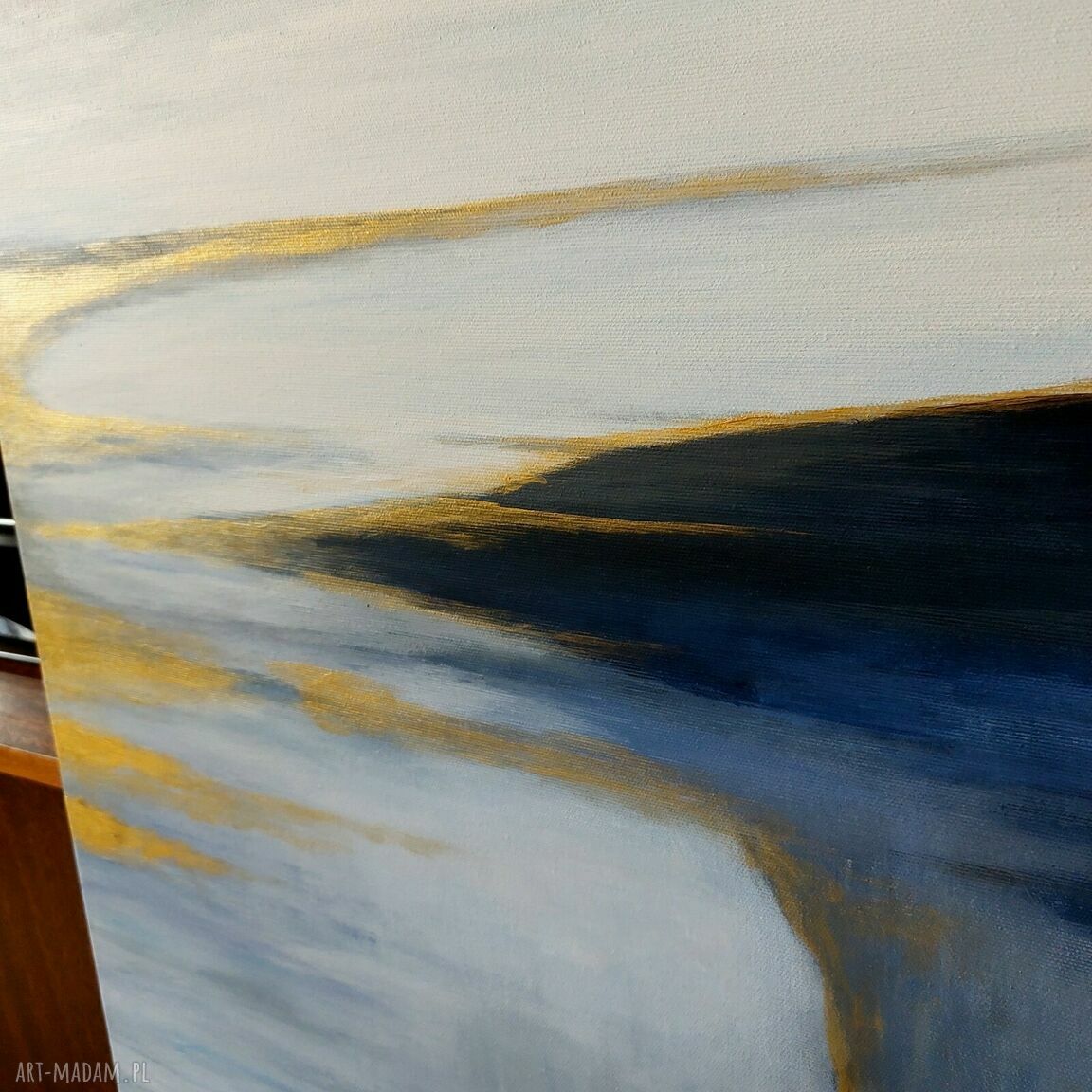 Tajemnica Oceanu - nowoczesny obraz akrylowy na płótnie 70x100 cm