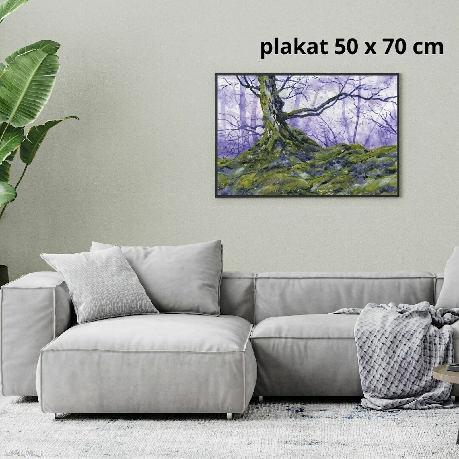 Autorski plakat dekoracyjny na ścianę