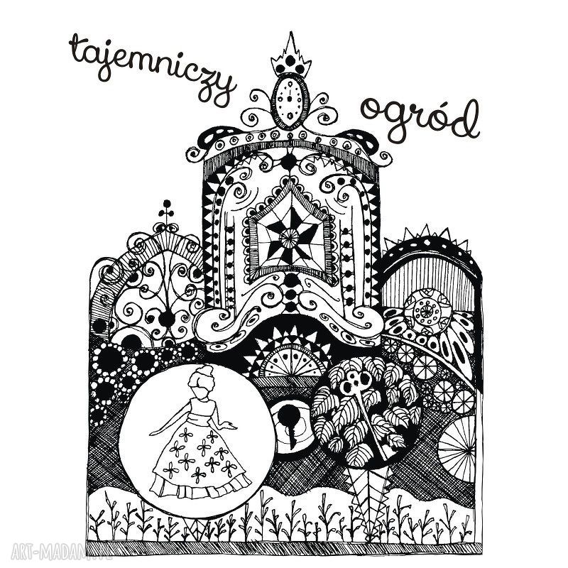 Tajemniczy Ogród 30x30 cm - plakat do oprawy (Parallel World)