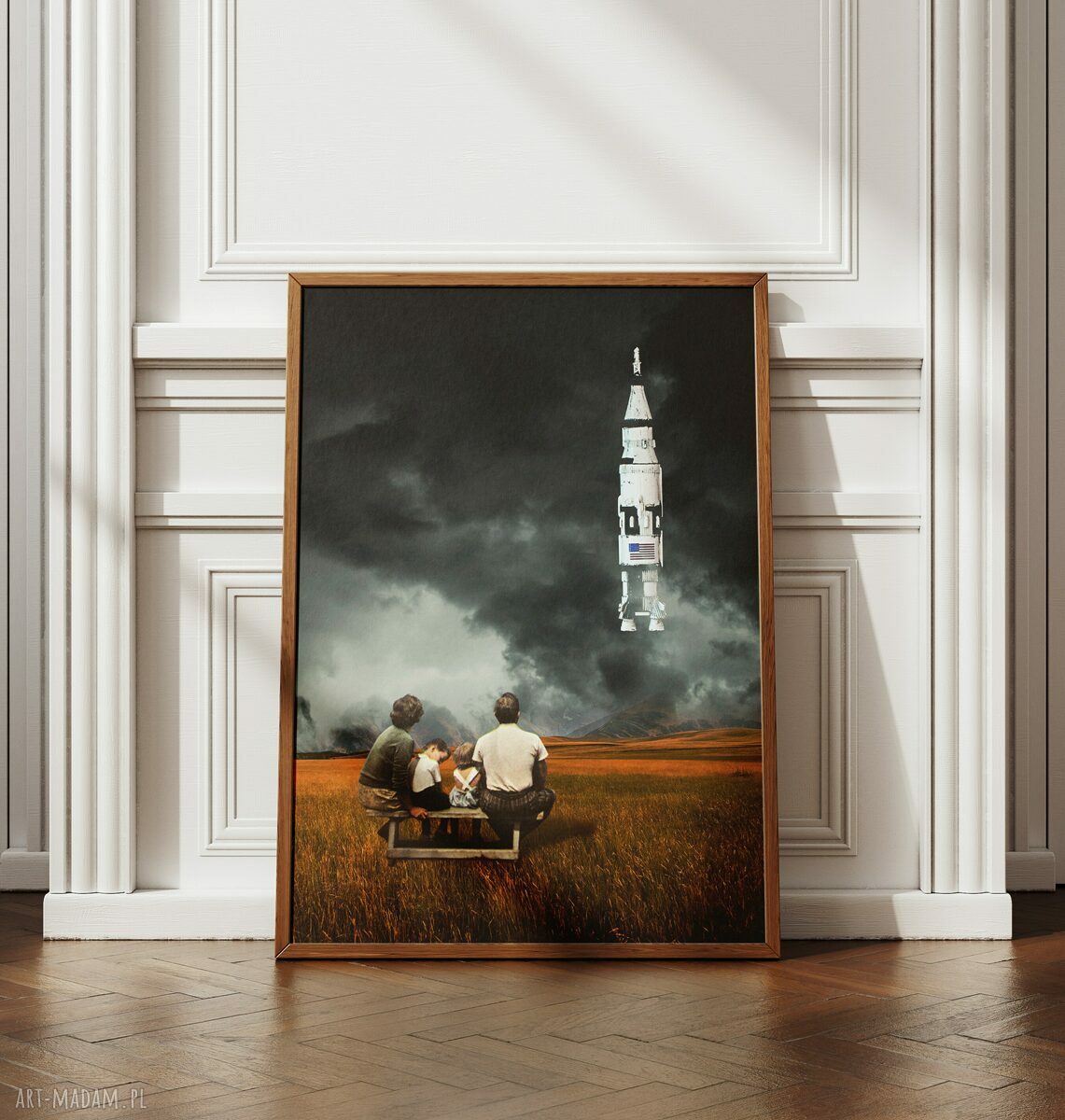 Plakat Tak wygląda przyszłość - Kolaż Fine Art - A3