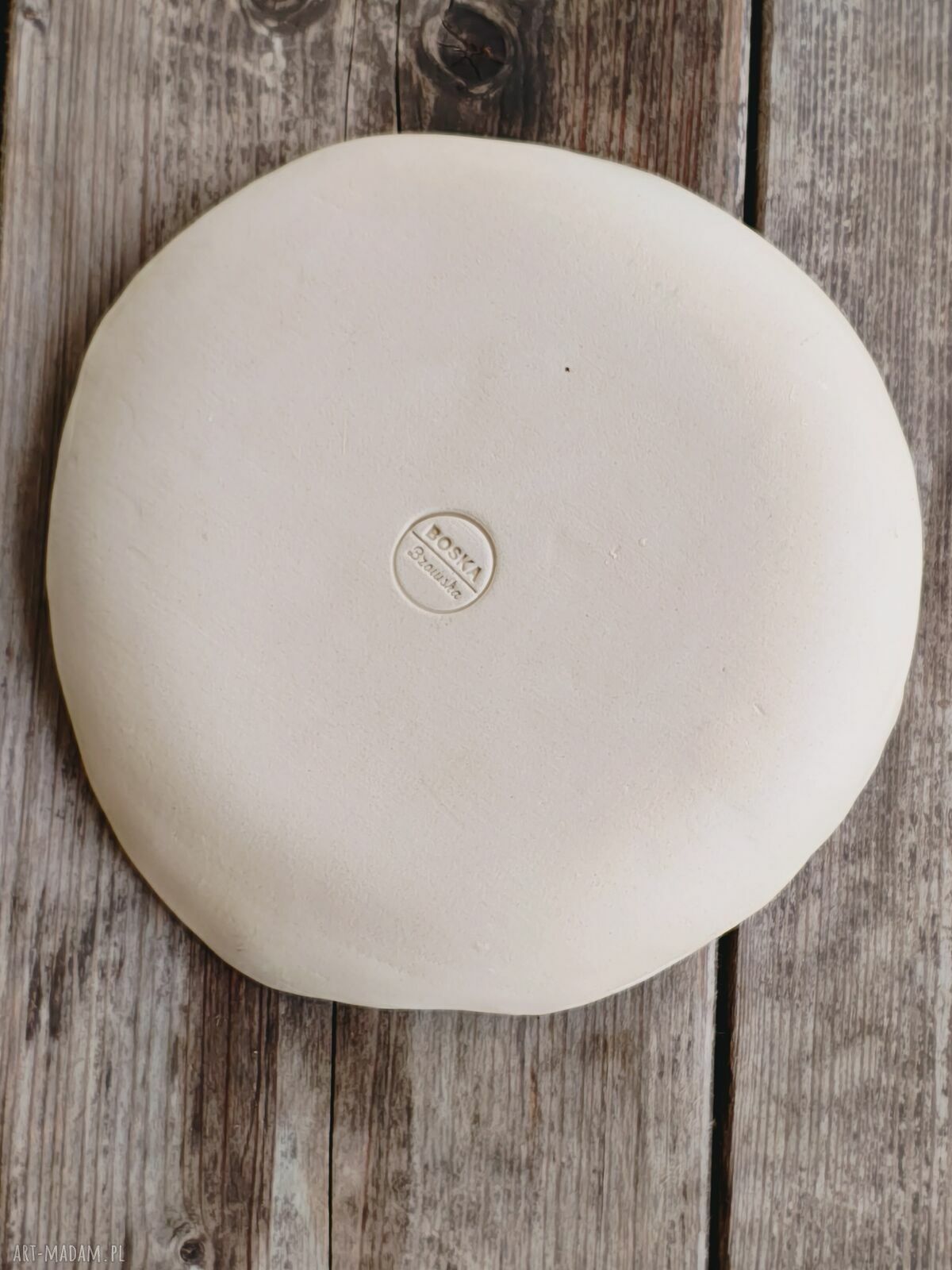 Talerz bankietowy „Wdzięczność” z tłoczonymi polnymi kwiatami (ok. 23 cm)
