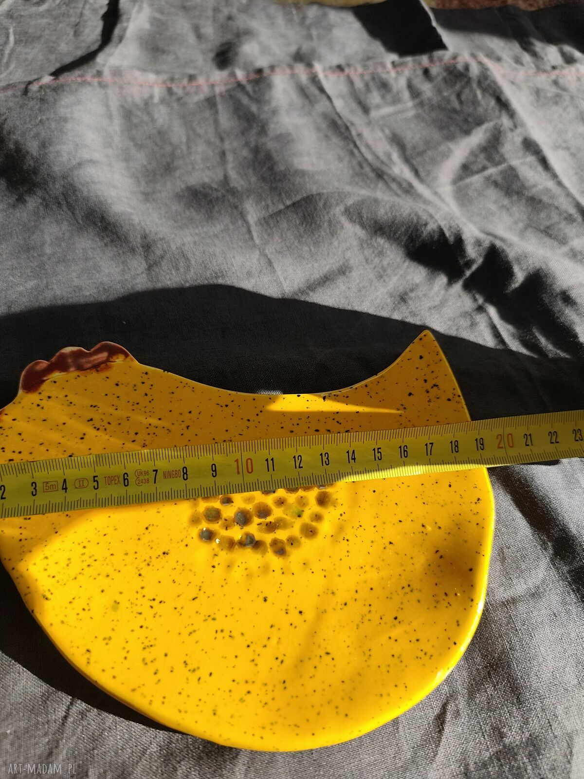 Talerz kurka ceramiczny - Wielkanoc, ceramika handmade
